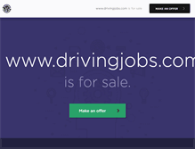 Tablet Screenshot of drivingjobs.com